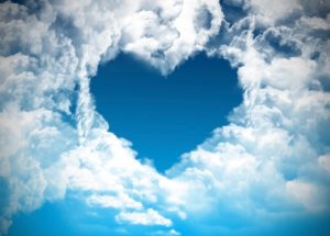 Love - cloud formation